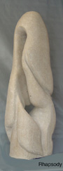 Rhapsody abstract stone sculpture